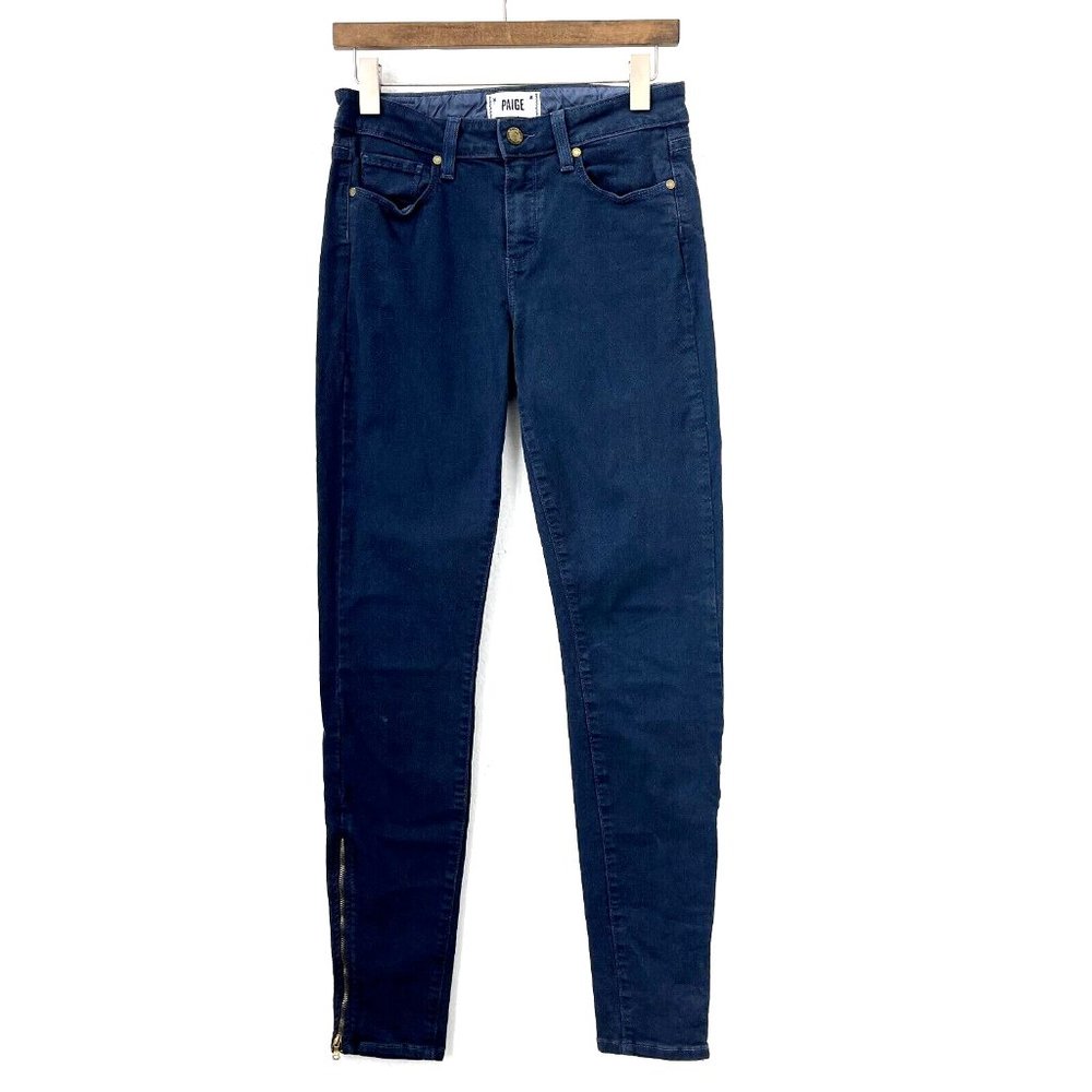 Paige Hoxton Ultra Skinny Ankle Zip Jeans SIZE 26